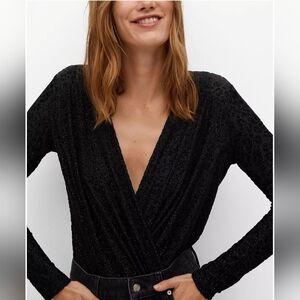 MANGO Shiny Texture Body - Size: S